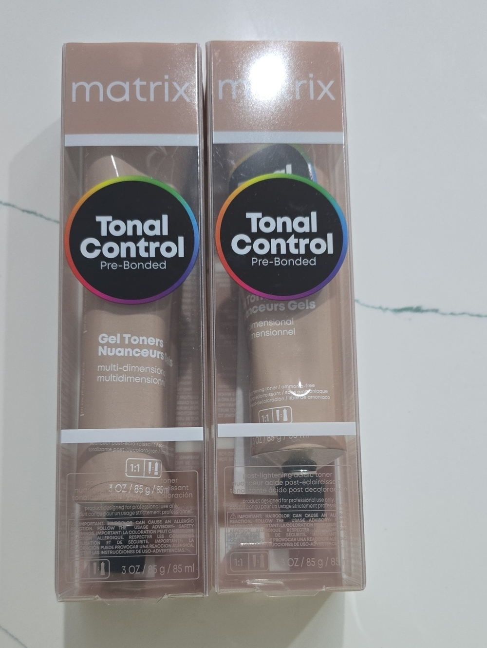Matrix Tonal Control Pre-Bonded Gel Toners - Beige/Nude